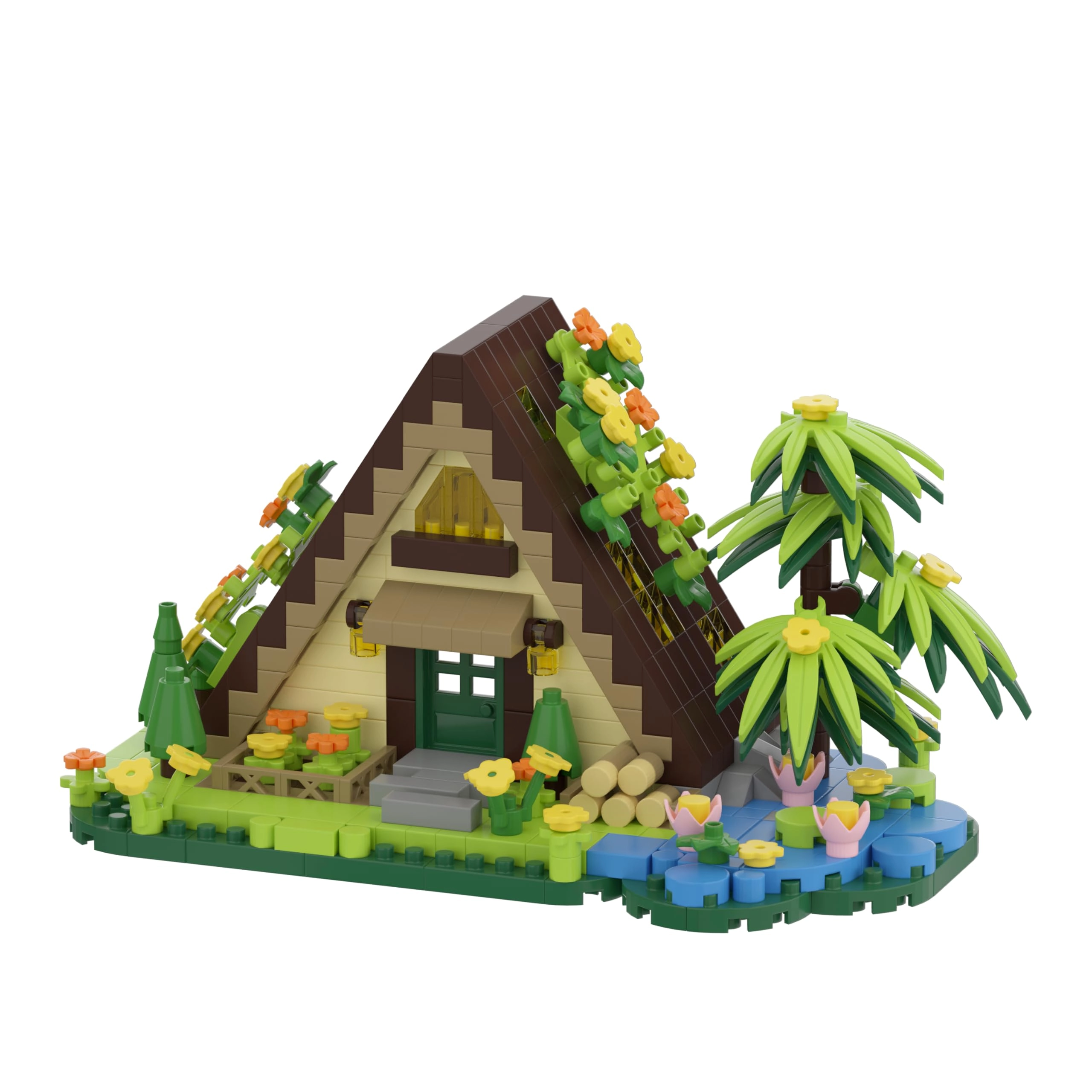 Jollcnoia Summer Brook Cottage - 1.0 pcs Floral