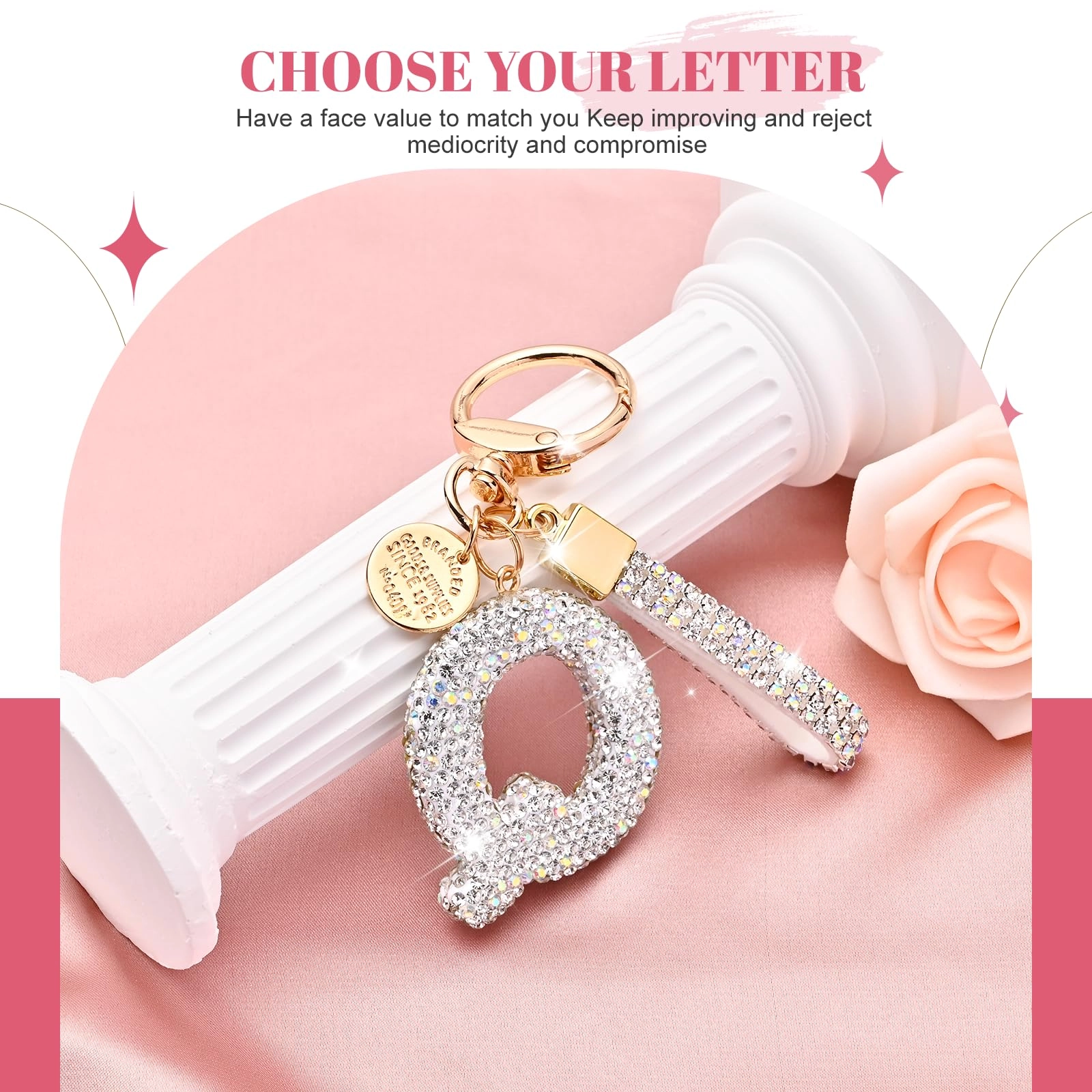 Initial Letter Keychain