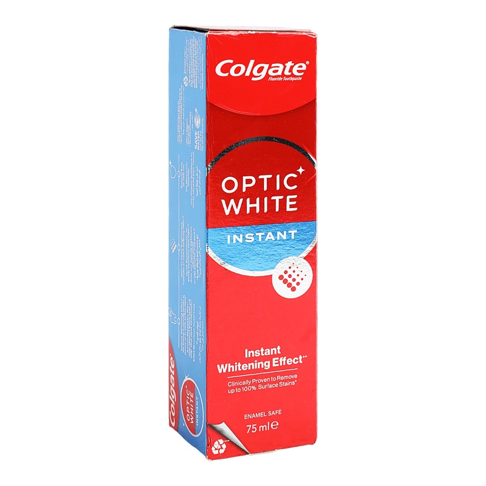 Optic White Instant Whitening Fluoride Toothpaste 75 ml
