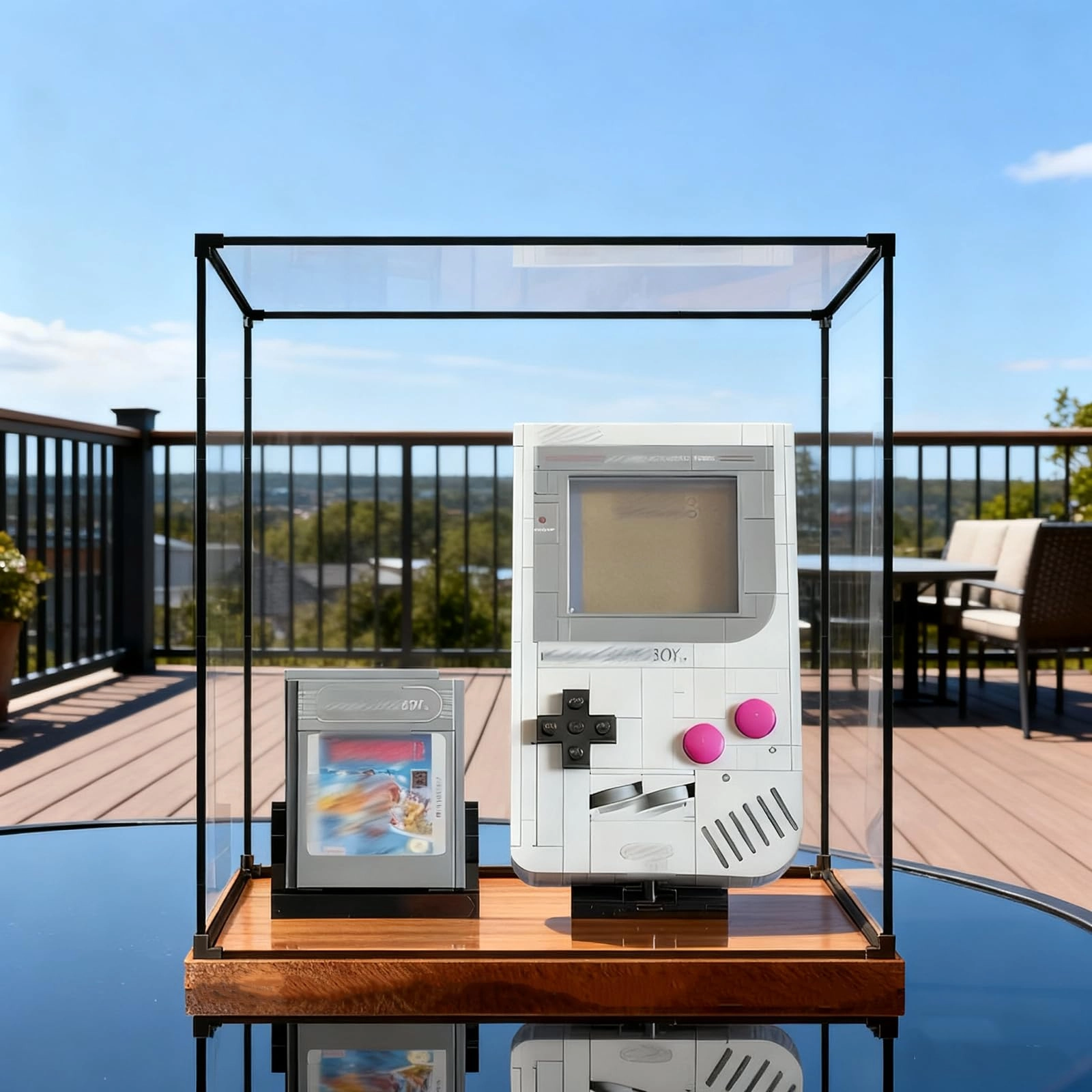 Display Case - Compatible with 72046 Game Boy 20x10x20 cm