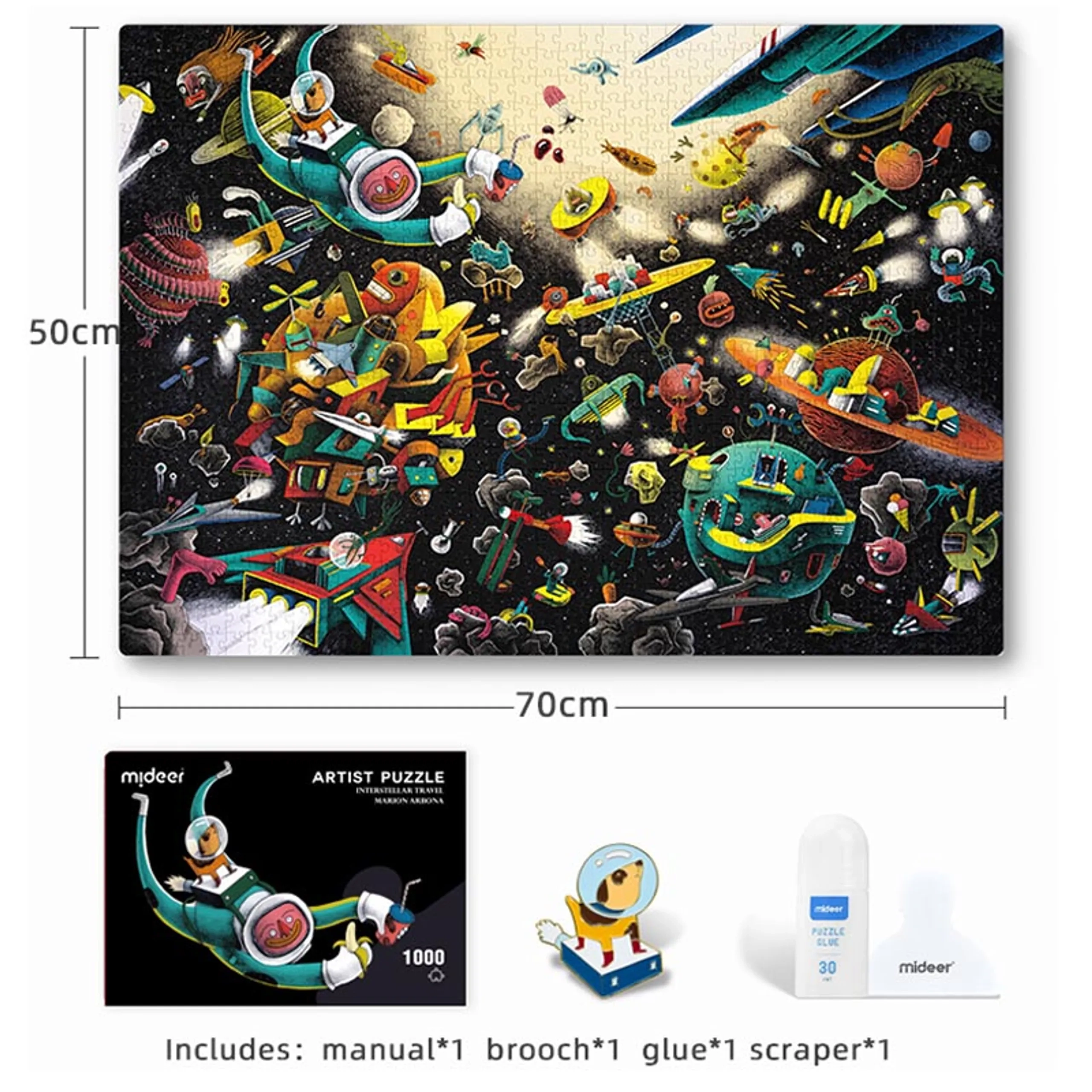 Interstellar Travel Puzzle (TOP-MD3228) - 1000 pcs