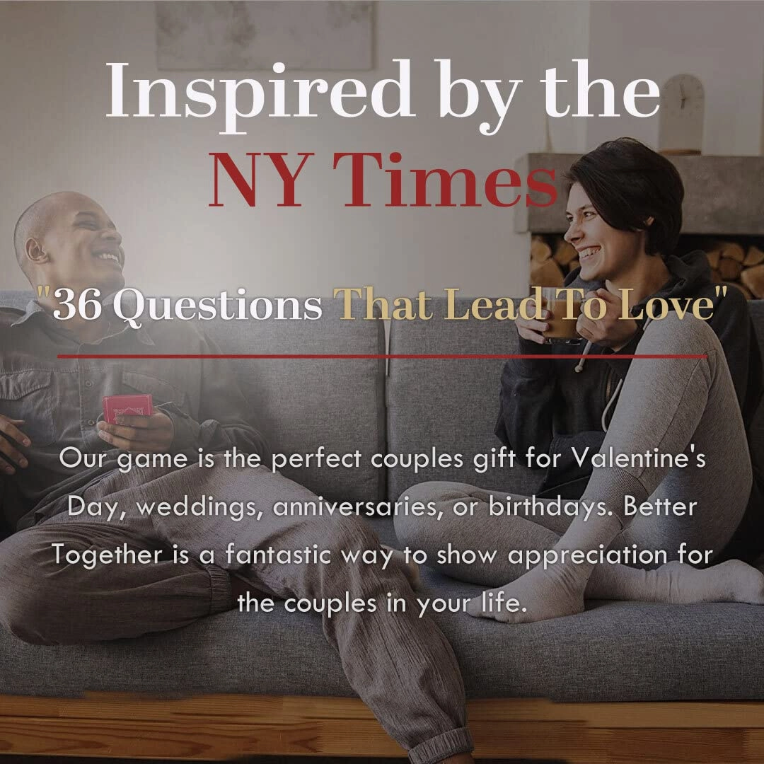 Honest Conversation Starter - 100 Romantic & Deep Questions Relationship Card Game