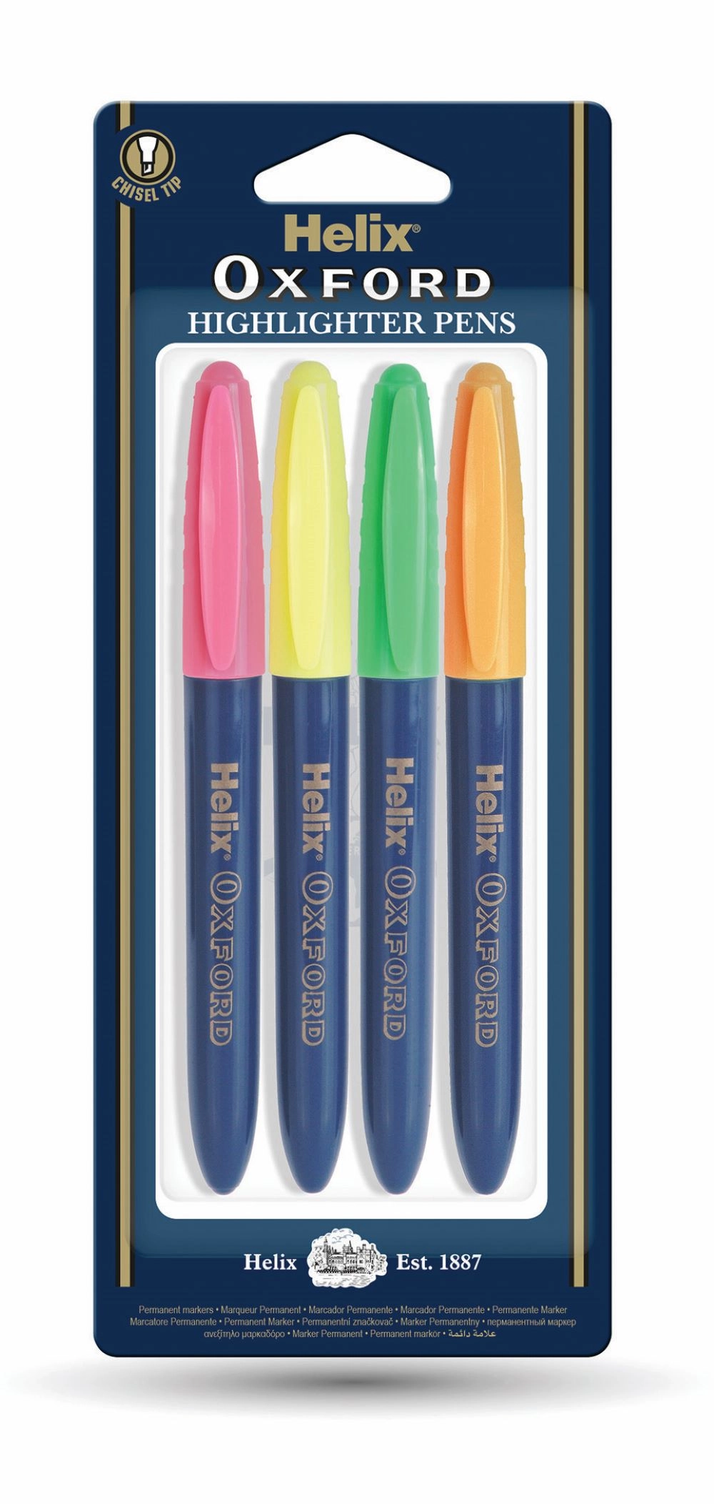 Helix OXFORD HIGHLIGHTER PENS