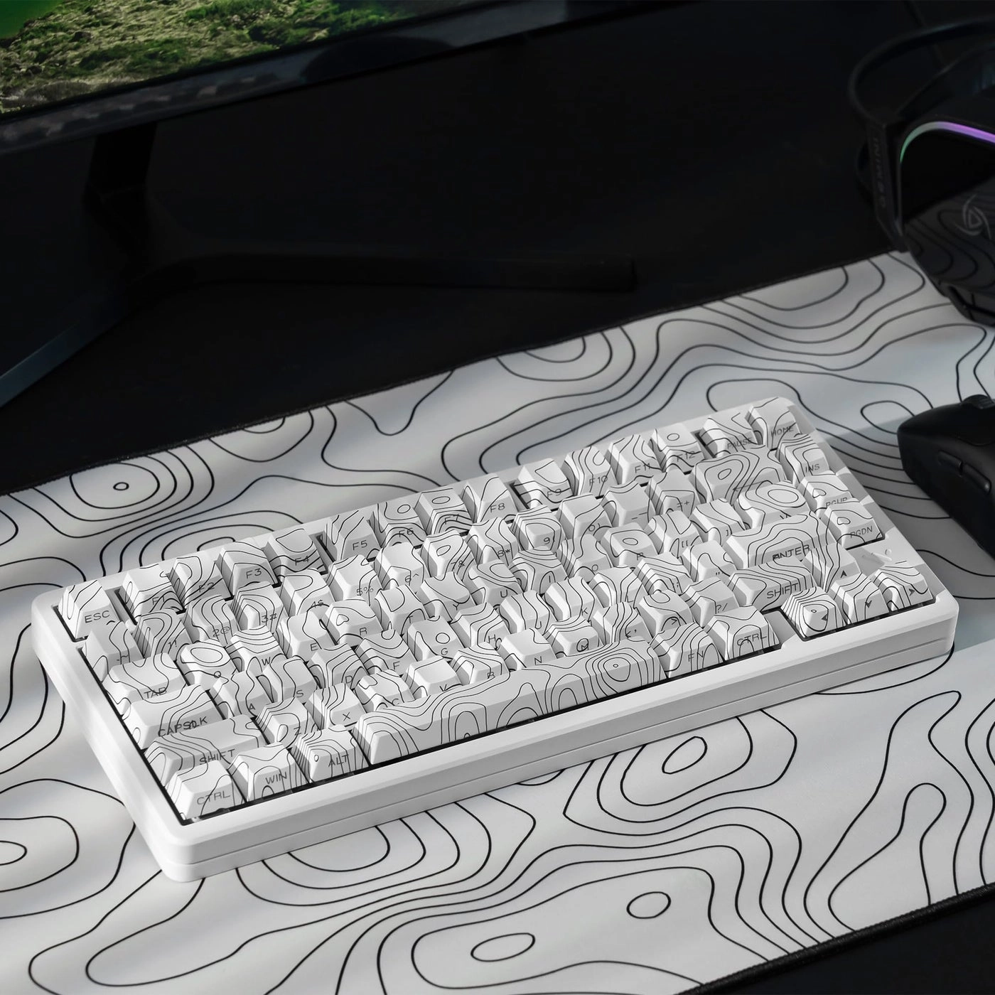 PBT keycaps Set - US/UK Hot swap