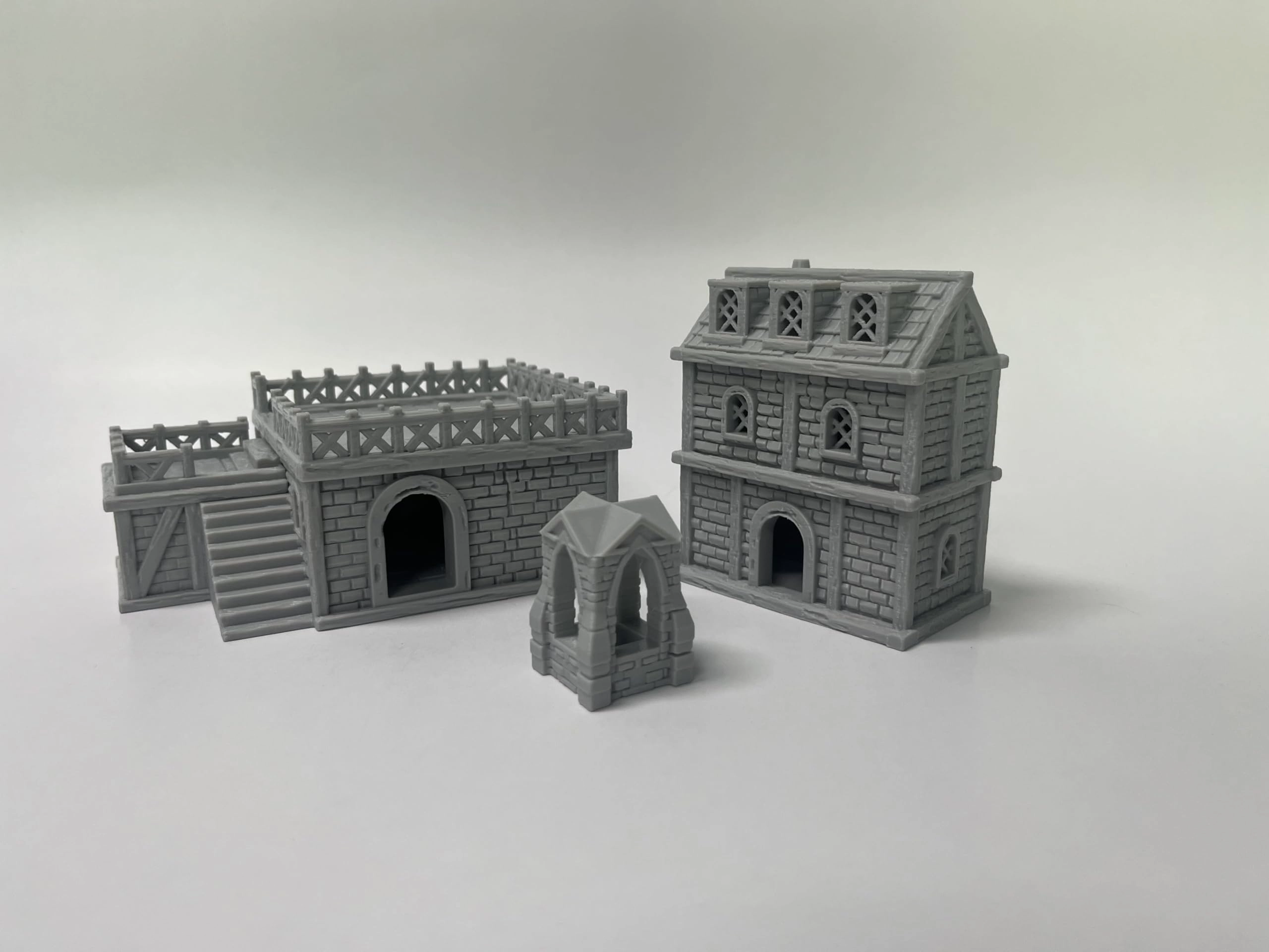 Medieval Architectural Terrain Set - 1800 18mm/28mm D&D, Warhammer
