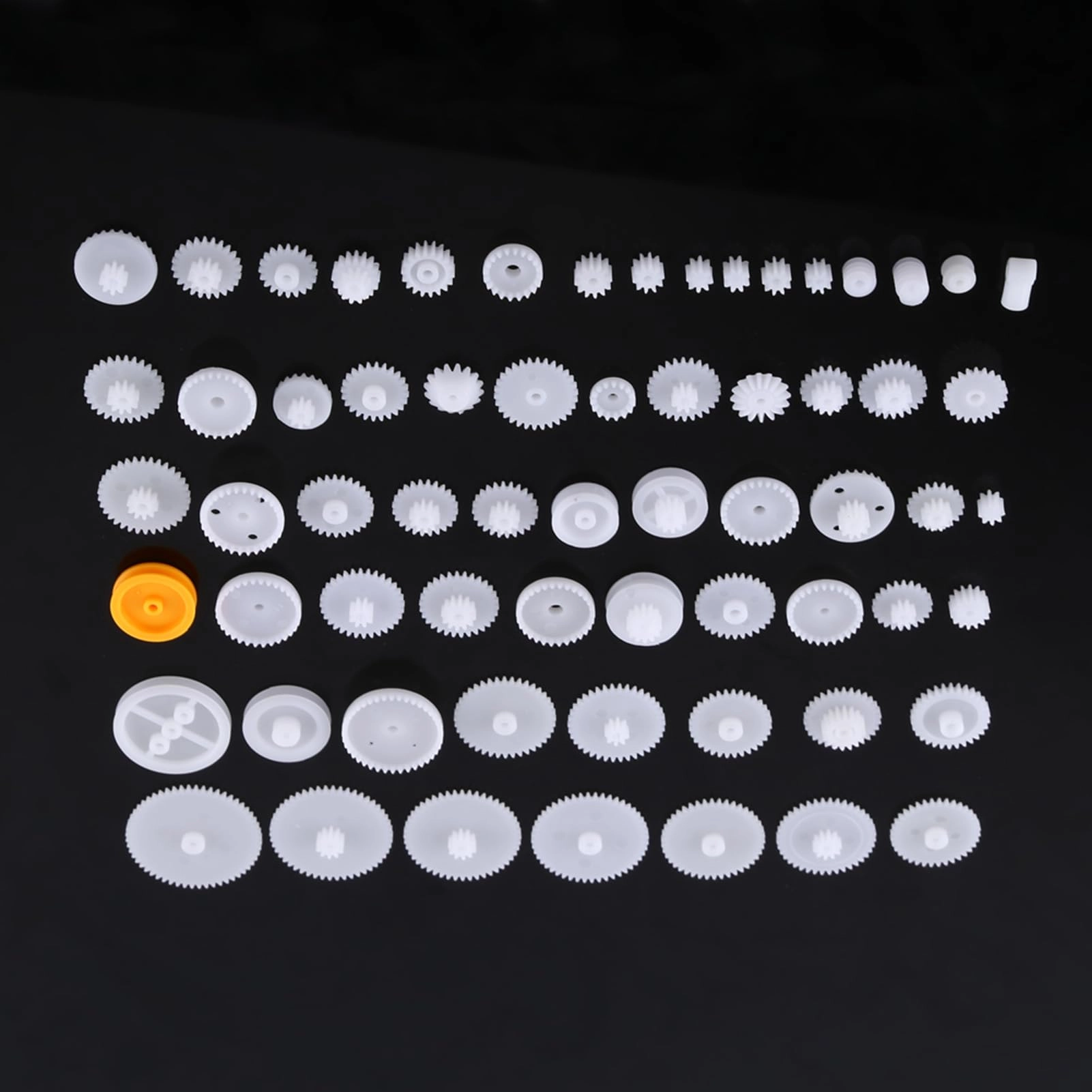 Gear Pulley Set - 64 kinds Plastic