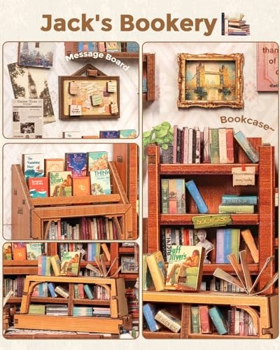 Book Nook Kit - Bookshelf Scene