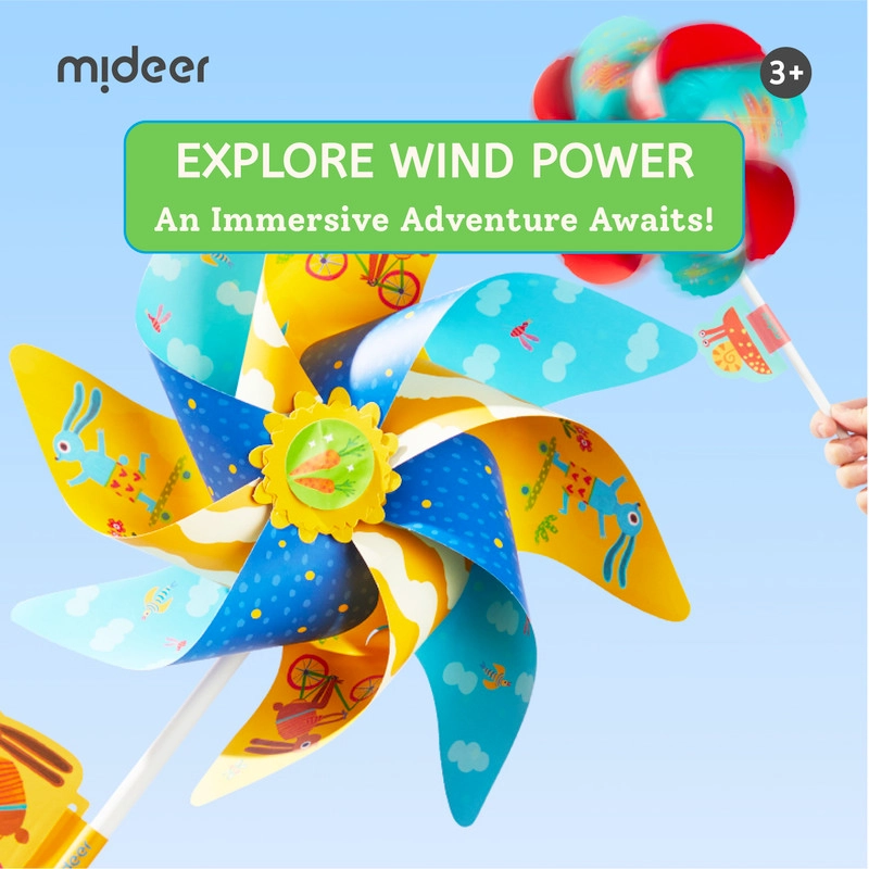 Paper Craft DIY Kit - Windmill Kingdom - No scissors or glue Includes stickers & decals