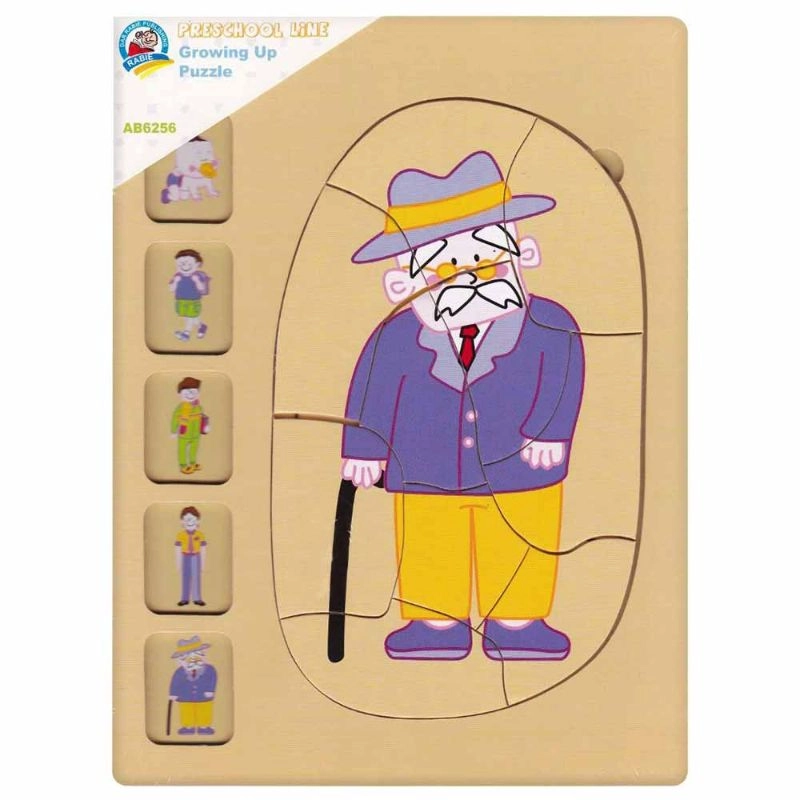 DAR RABIE PUBLISHING Growing Up Puzzle - Suitable for 12 months-2 years