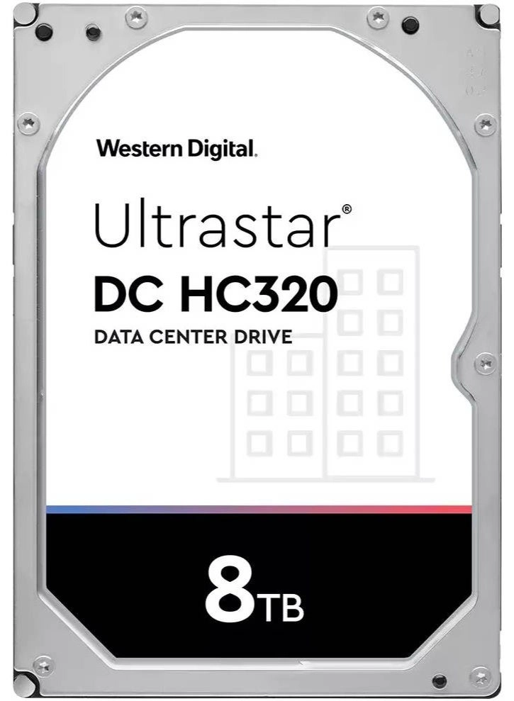 Ultrastar DC HC320 3.5" 7200rpm 256MB SATA 6Gb/s (HUS728T8TALE6L4) - 8TB