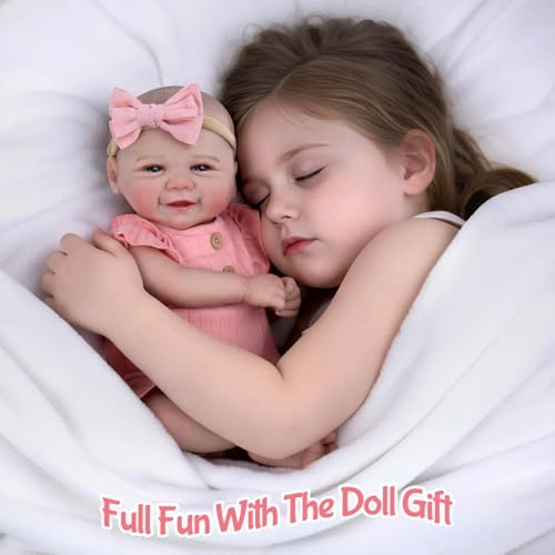 Reborn Baby Doll - 20-Inch Baby Girl Poseable Limbs Kit Ages 3+
