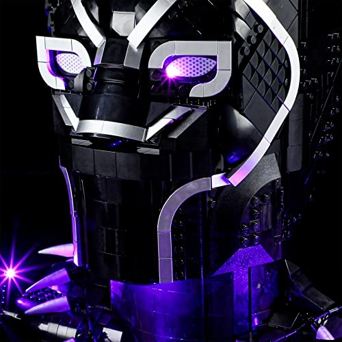 Led Lighting Kit for LEGO-76215 Black Panther - Compatible with Lego Marvel Building Blocks Model