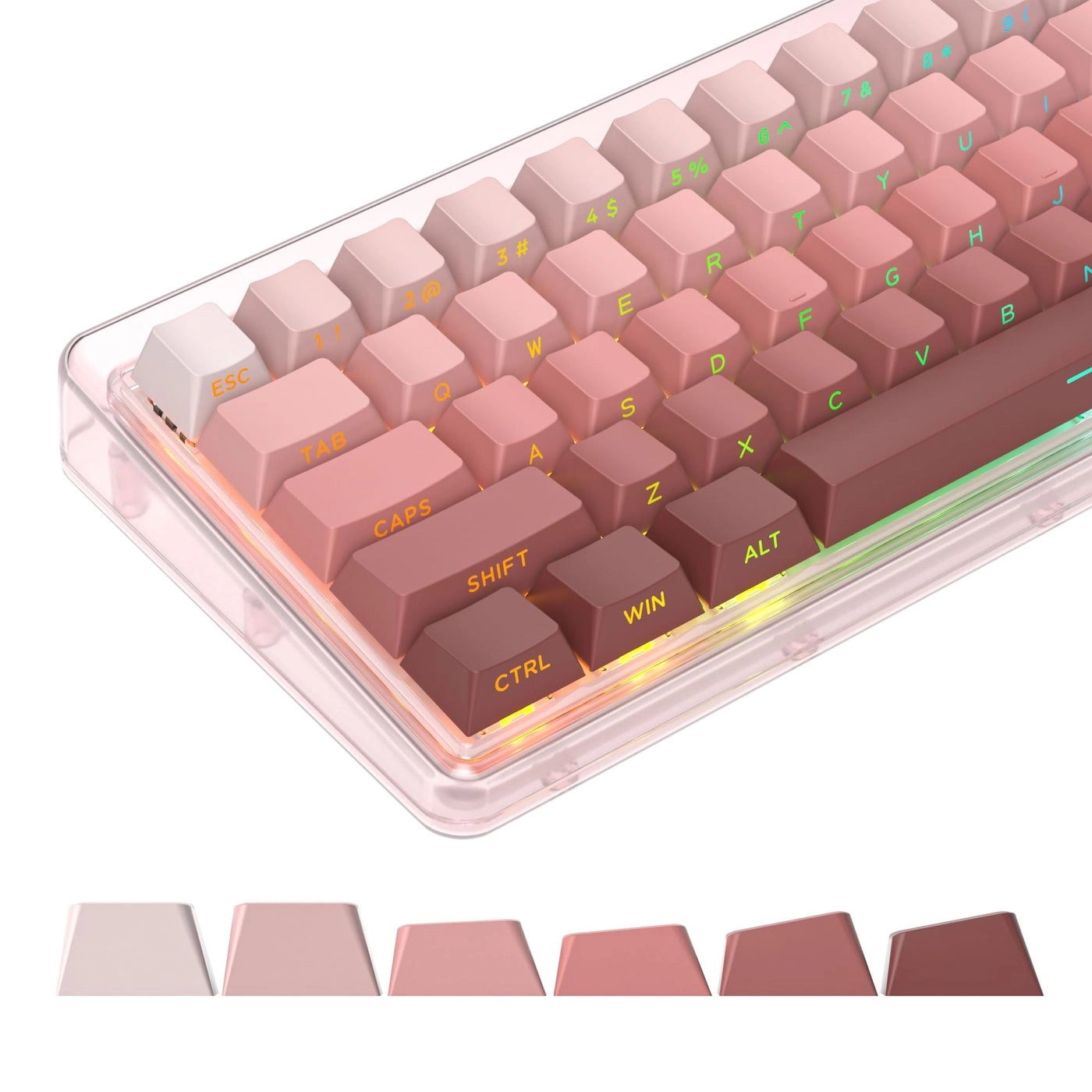 PBT Keycaps - 133 Keys Cherry Profile Double-shot