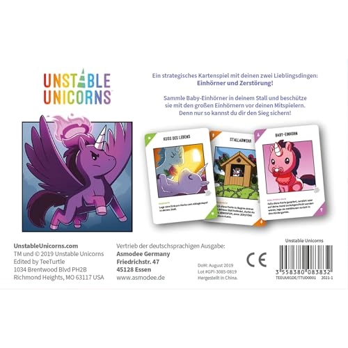Unstable Unicorns - 135 8 years and up German