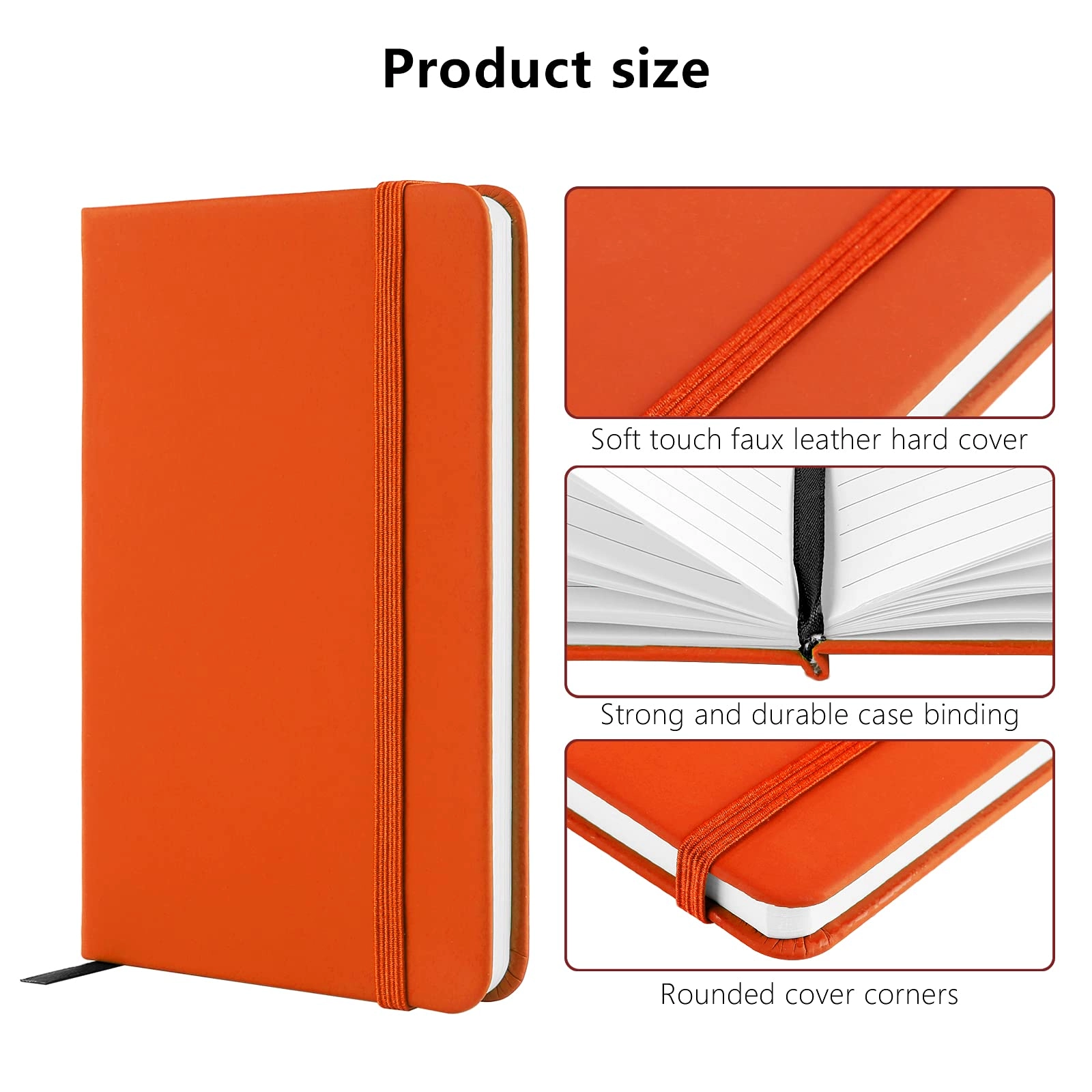 Notebook A6 Hardcover - Lined 80 Sheets