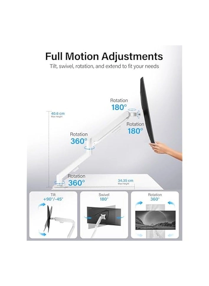 Single Monitor Arm - 1 13-32 inches 75x75mm 100x100mm