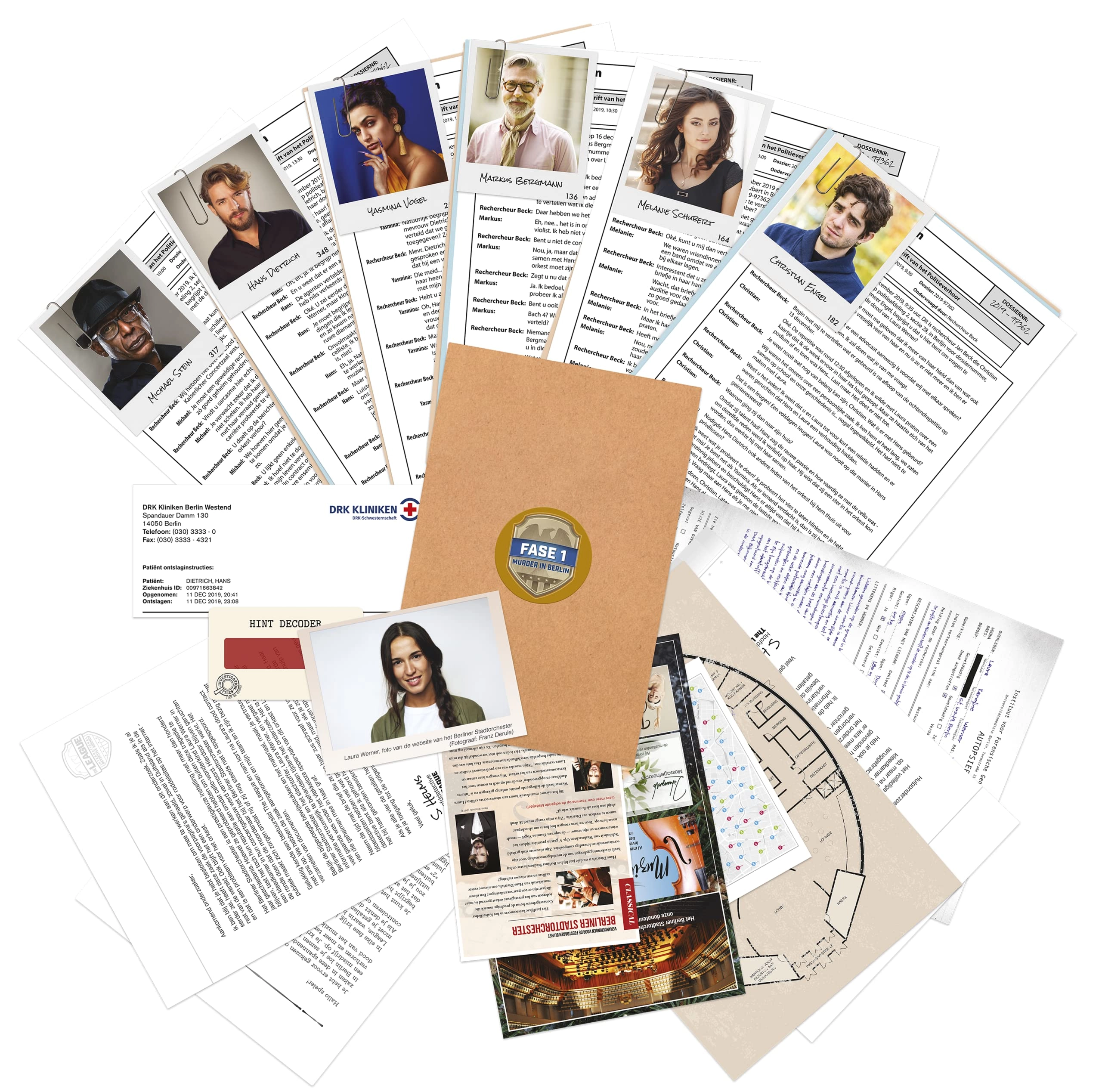 Goliath Investigation Files: Murder in Berlin - Board Game (Dutch)