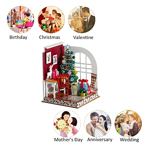 Miniature Dollhouse Kit - Dark magic mixed with gothic 1：24