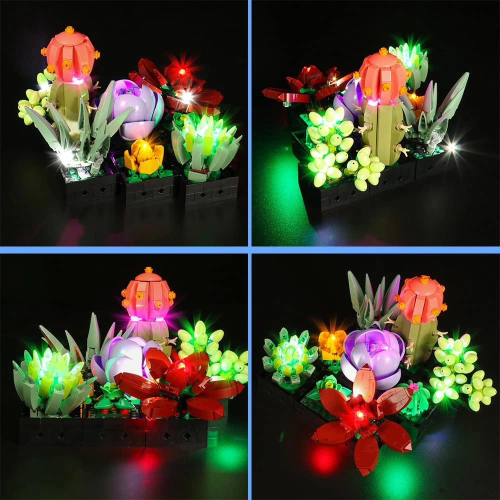 LED Light Kit for LEGO Succulents 10309