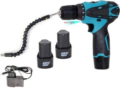 Mass Pro Cordless Screw Driver Drill Machine - 1.5 Amp Hours 28 Volts