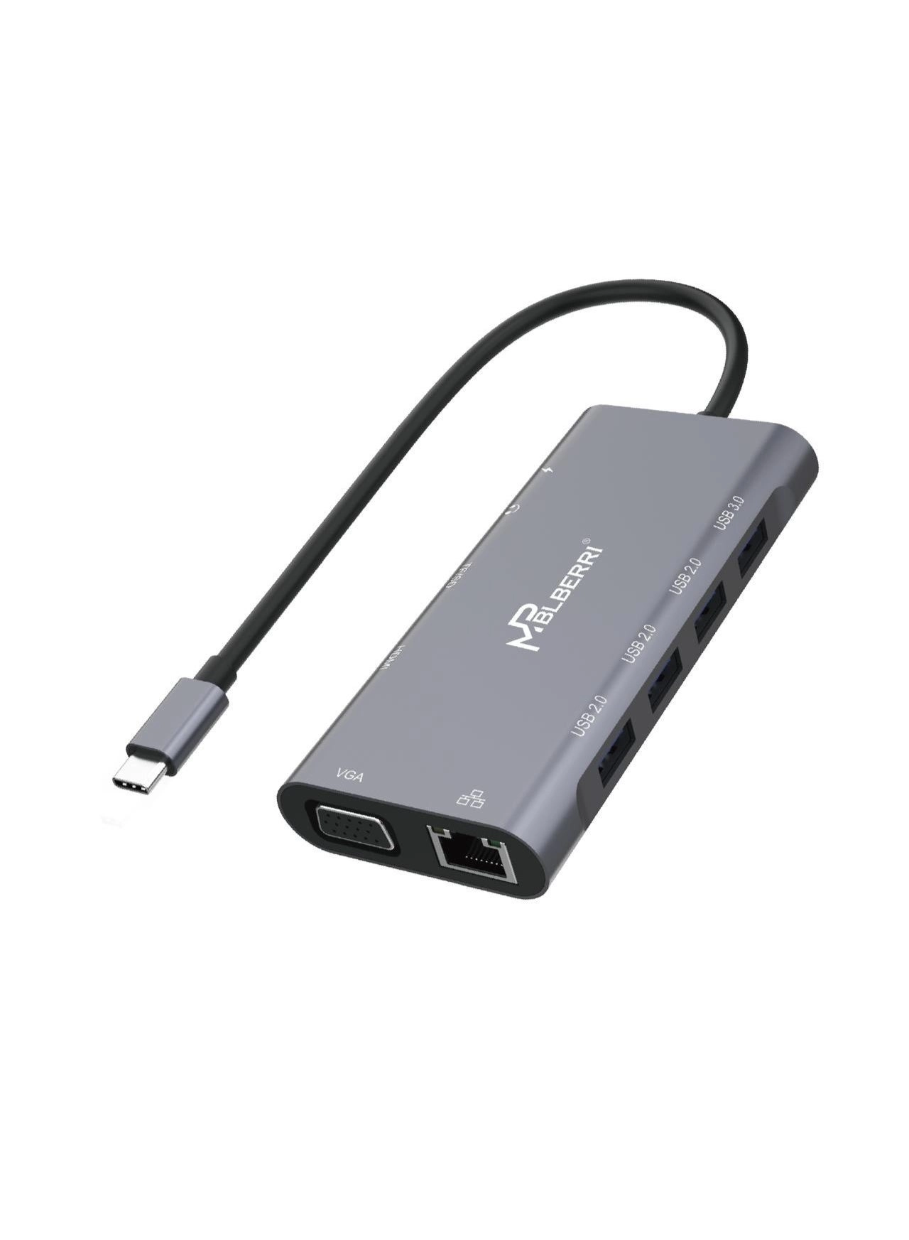 mpBLBERRI USB-C Multiport Docking Station - BLB-OT560 11-in-1 PD Charging