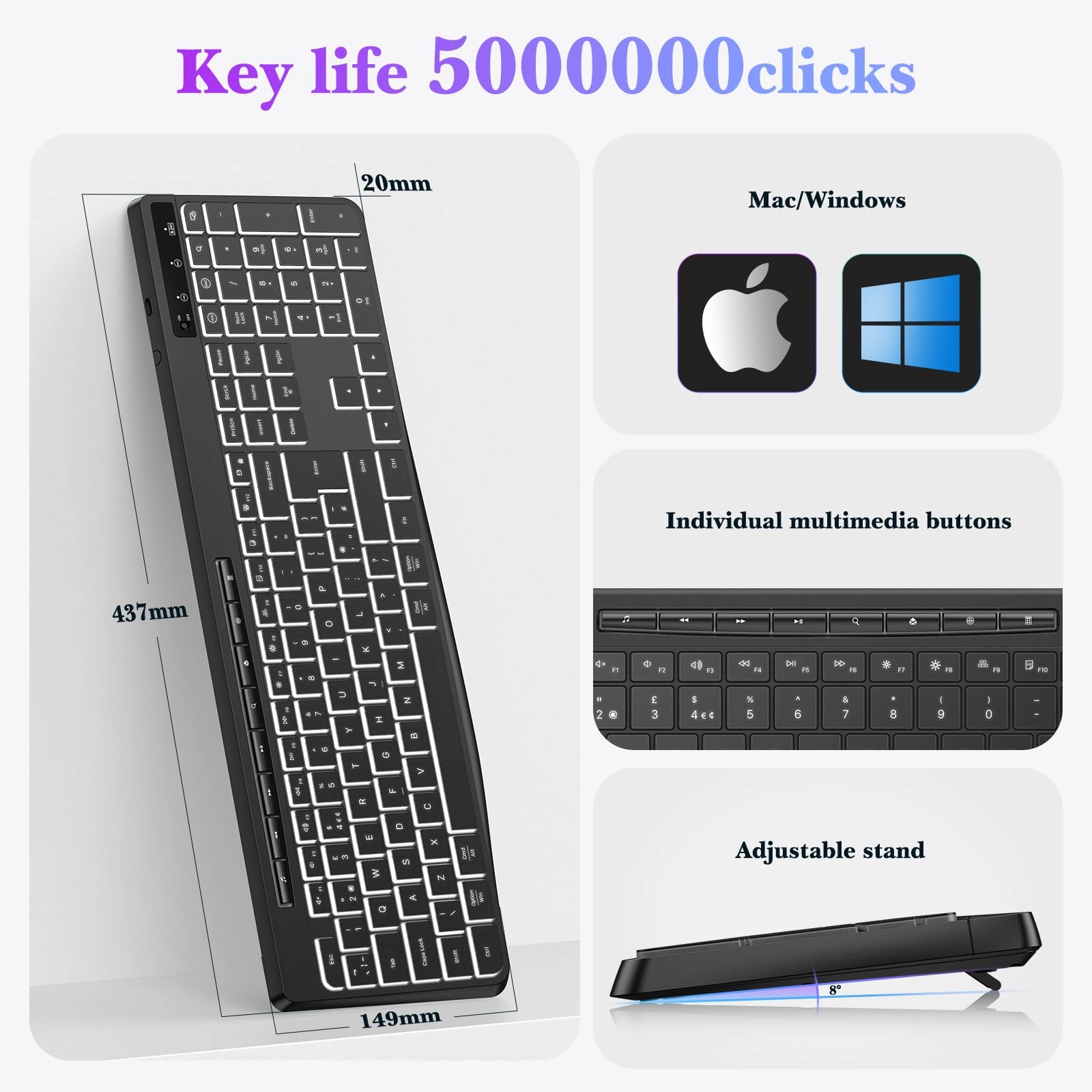 Wireless Keyboard - UK Wireless
