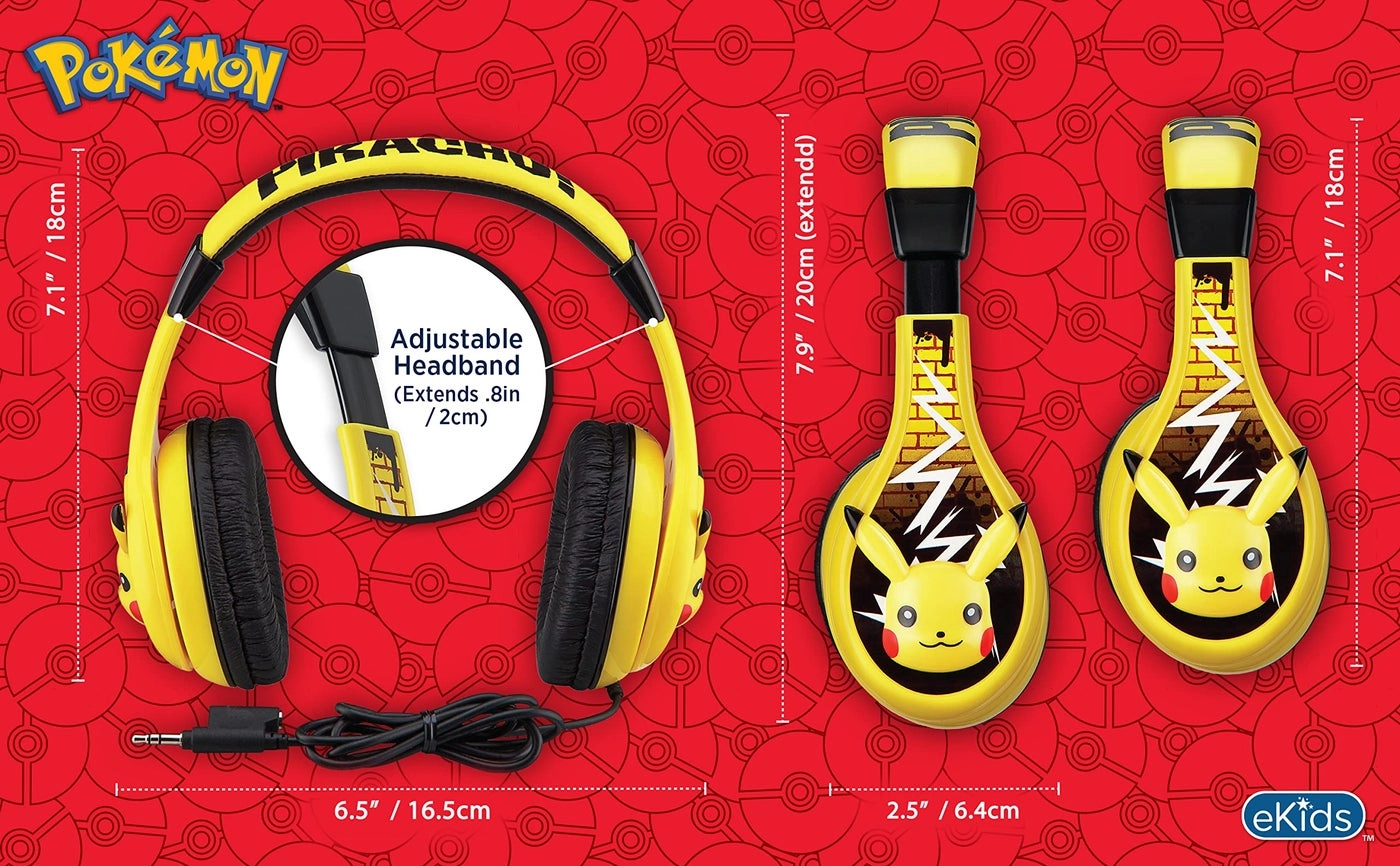 Pokemon Pikachu Wired Headphone