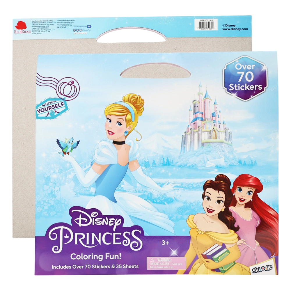 Princess Activity Sticker Book 35 pages 70 pcs