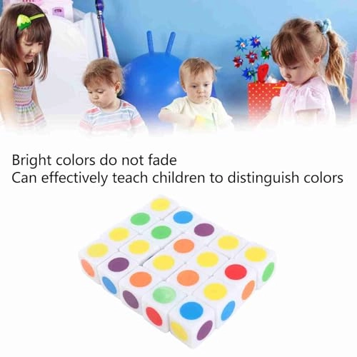 Color Dot Dice - 18 months and up 20 pieces