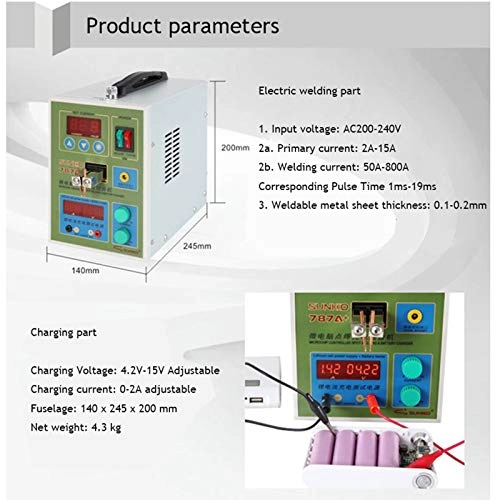 Double Pulse Precision Welding - 4.2~15V 0~2A 50A~800A