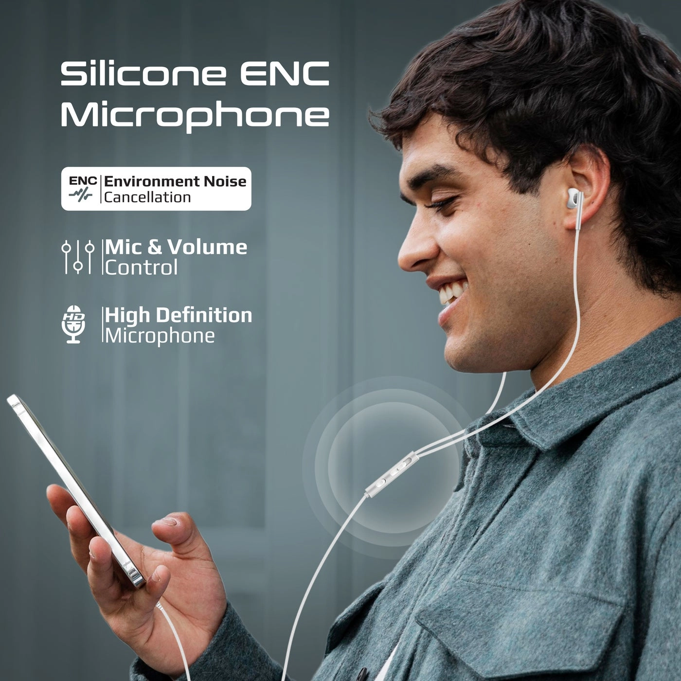 Silken-ENC Wired Earbud