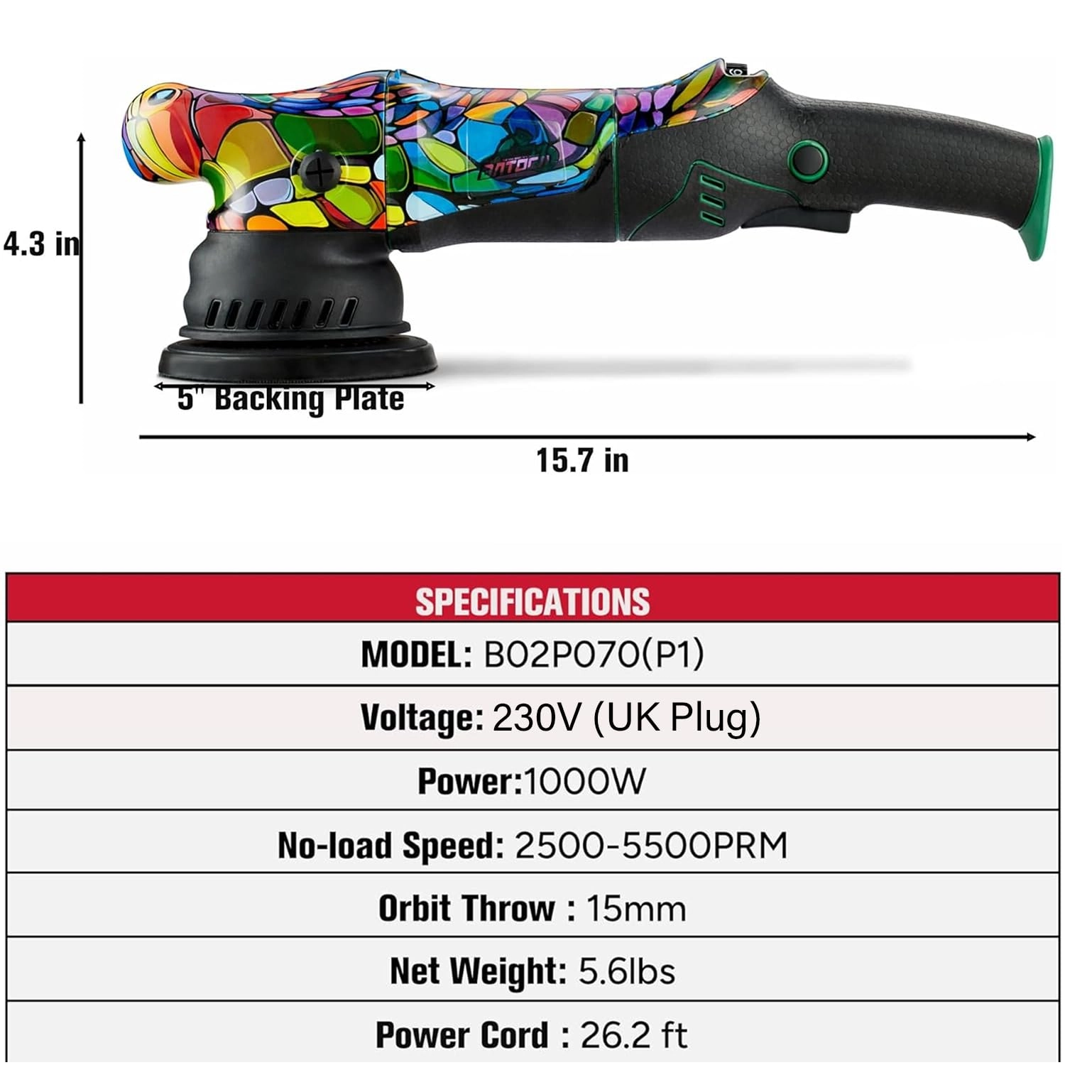 P1 - 1000W 5inch