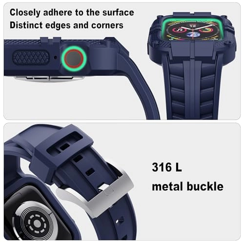 Rugged Watch Band for Apple Watch Series 9 - 44mm