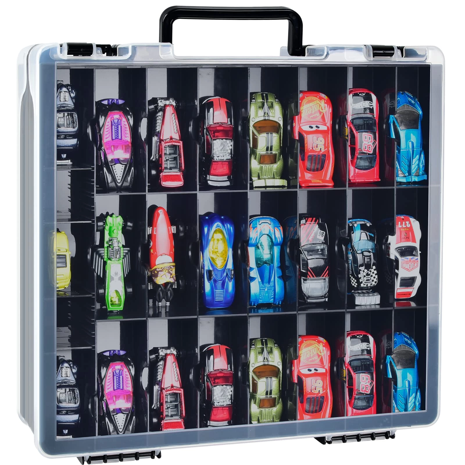 ALCYON Toy Storage Organizer Case - 48 Compartments
