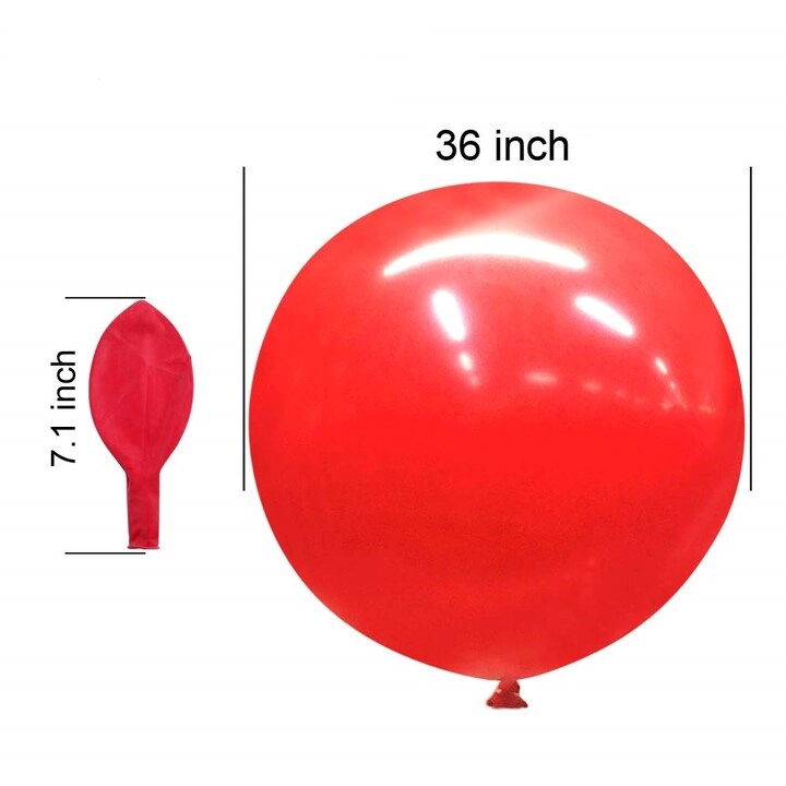 Party Time Trading LLC 36" Red Latex Balloon - 1 pc Valentines Day