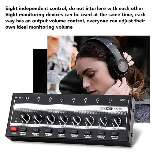 Headphone Amplifier - 8 Channel Mono Stereo