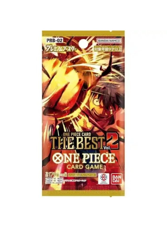 ONE Piece Card Game The Best Vol.2 - Japanese 10 Packs