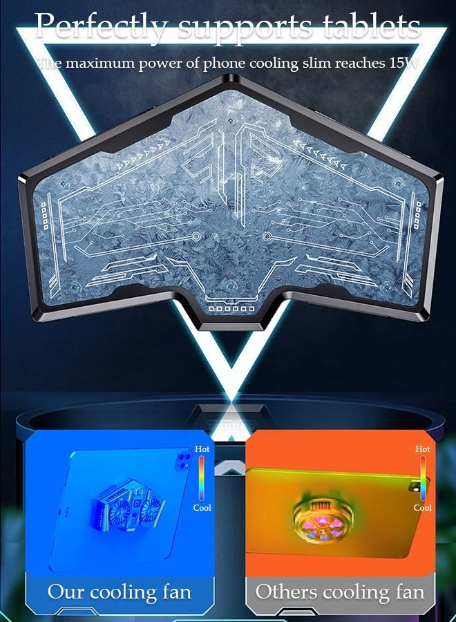 Phone Cooling Fan - Semiconductor Cooling RGB Lights