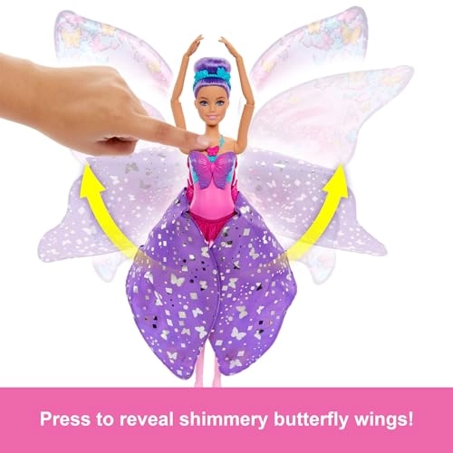 Barbie Dreamtopia Dress-Up Doll - 2-in-1 transformation 8 pieces Ages 36 month(s)+