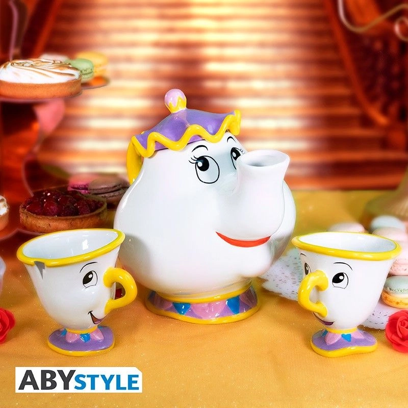 ABYstyle Teapot set - Mrs. Potts and Chip - ceramic 1.4L 150ml