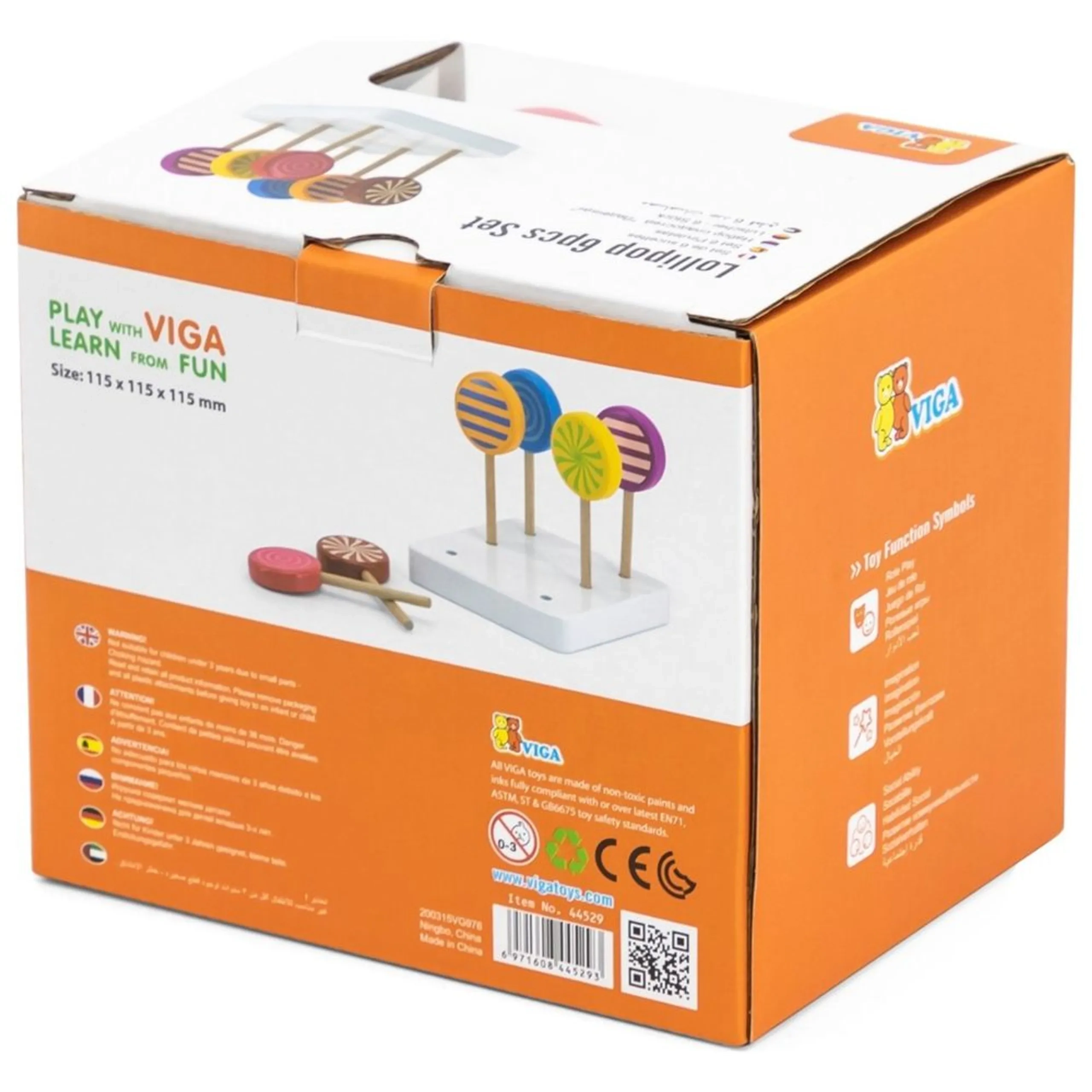 Play Food Lollipop Set - 6pcs (PCG-44529)