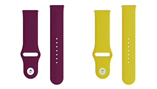 2 Pack 20mm Silicone Watch Band for Sekonda Motion