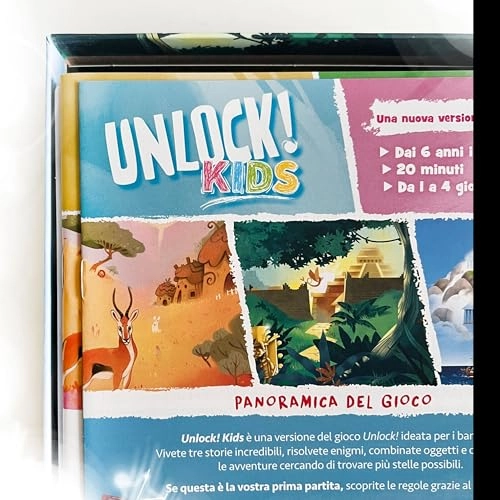 Unlock! Kids - Legendary Stories - Card Game (Italian)