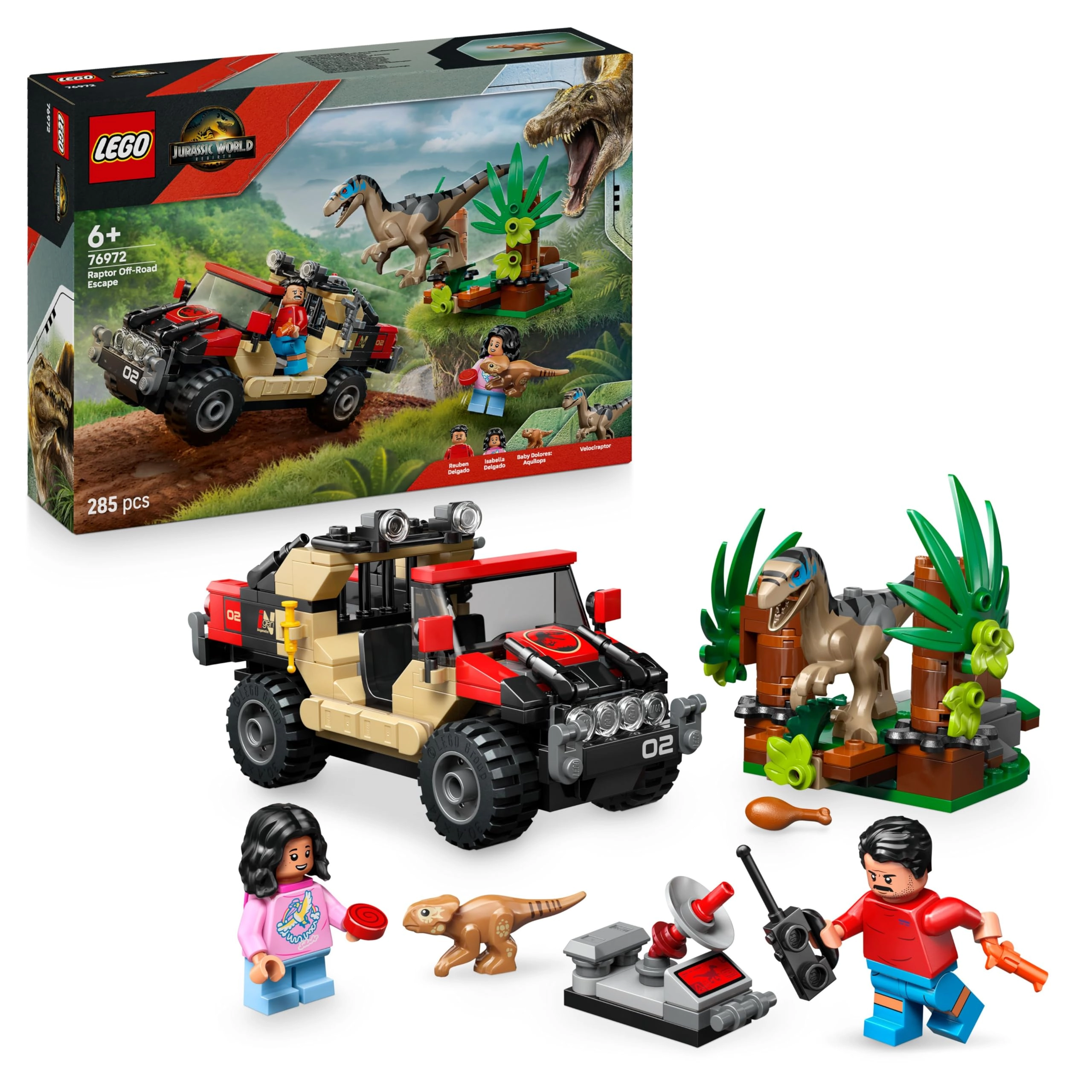 Jurassic World Raptor Off-Road Escape (76972)