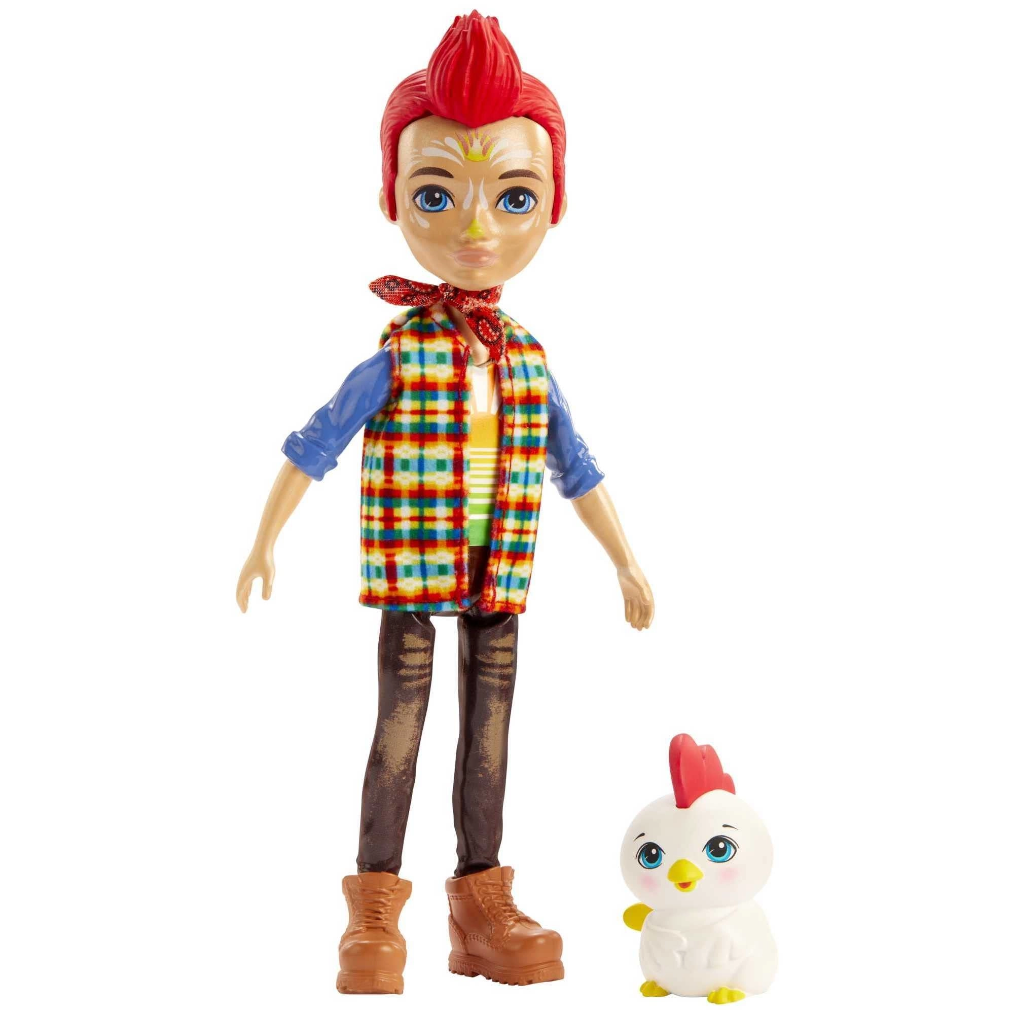 Mattel Redward Rooster Doll - 6-inch + Cluck Figure