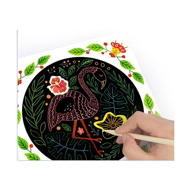 Luminous Scratch Art Card - 3+ years