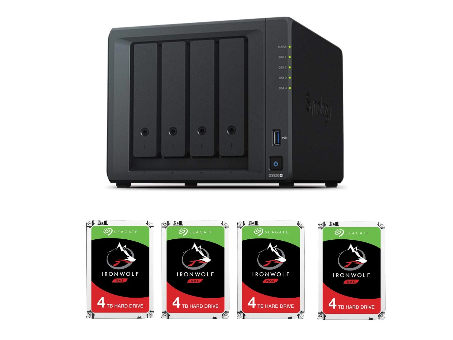 Synology DS920+ 4-Bay 16TB