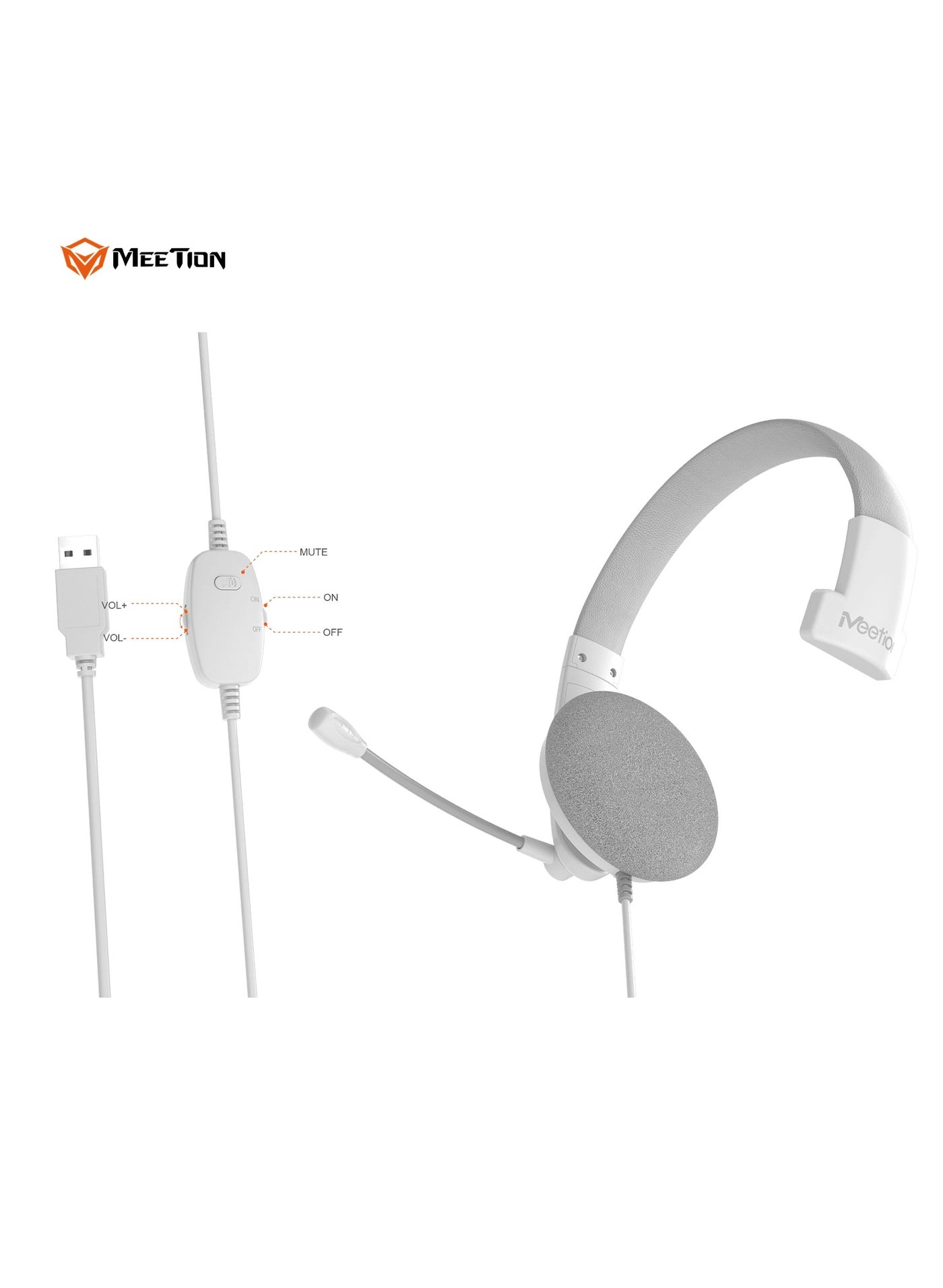 MT-HP002U Wired Headset