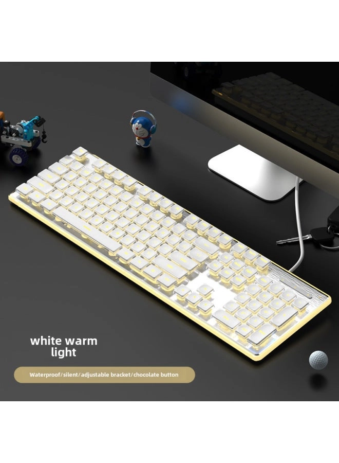 L1 Mechanical Feel Silent Keyboard - Wired/Wireless