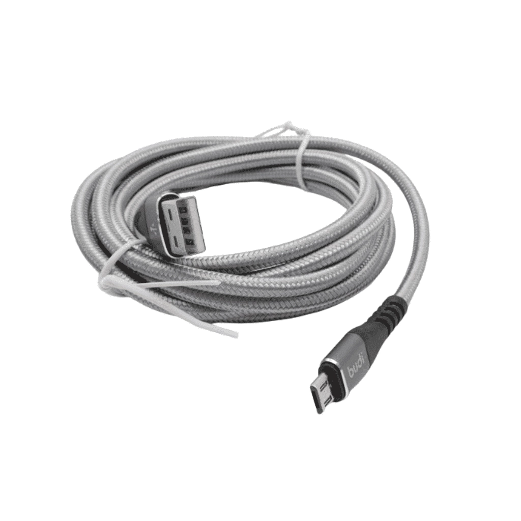budi DC197M20H Cable USB-A to Micro 2m